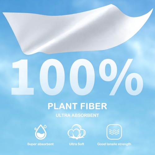 Image of Dry Baby Wipes Sensitive Skin Unscented Soft Travel Wipes for Newborn Face Hands 6 Packs (600 Count)