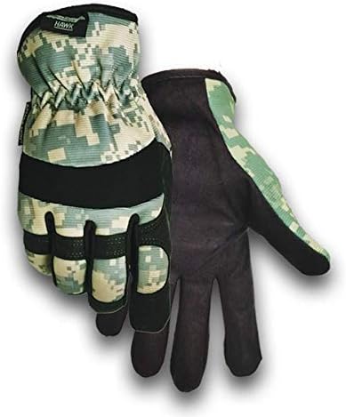 Mens Gloves - 36M Deer Hunting Gear, Camping Gear, Hiking Gear Work Gloves Men, Guantes de Trabajo para Hombre, Camo Gloves Medium