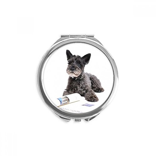 Miroir rond de poche compact pour ajuster son maquillage facilement en extérieur