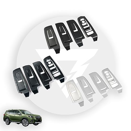 KUTOOK フォレスター SK系 SKE SK5 SK9 後期型 パーツ ドアスイッチガーニッシュ パワーウインドウパネルカバー