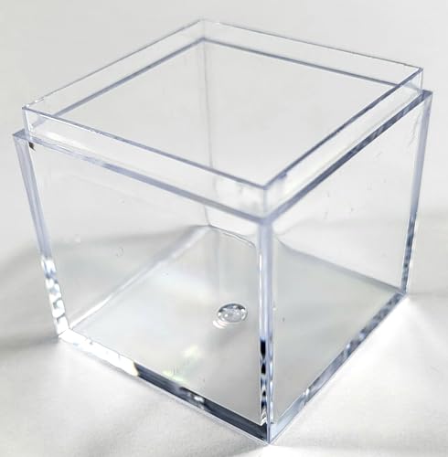 Image of 1pc Acrylic Box Tray for 1.5 inch 38.1mm Element Cubes Clear Case Periodic Table Bracket for Elements Collections Science Education Displays