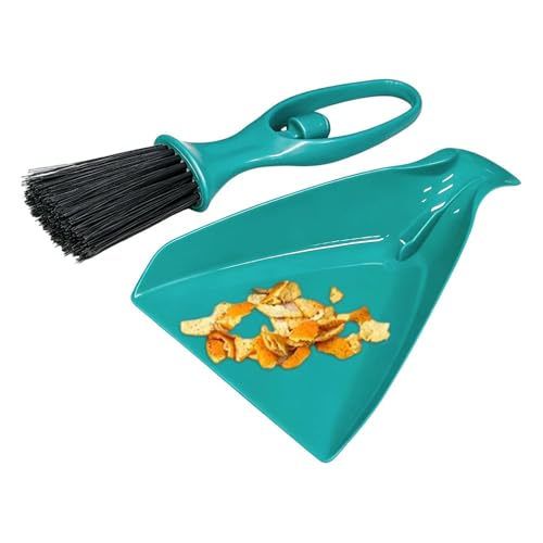 Escoba pequeña y pala – Kit de escoba de limpieza de mano,set de pala y cocina – para aula, cuarto de baño, sala de estar, vestidor de cocina