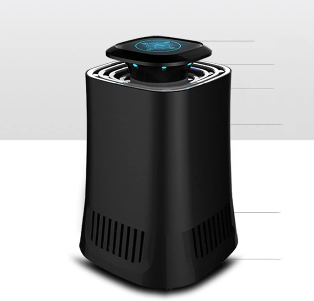 Lámpara para Matar Mosquitos Interfaz USB Dióxido de Carbono Luces LED Control de luz Inteligente Luz de Barrido Mute Repelente Artefacto Interior 3W