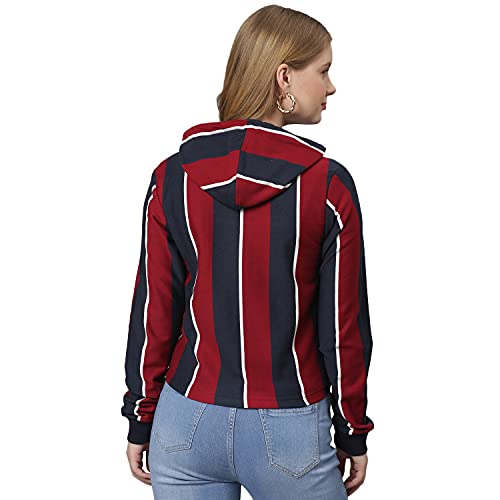 Image of Campus Sutra Women's Cotton Crew Neck Sweatshirt