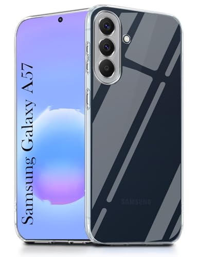 Jkobi Silicone Back Cover Case for Samsung Galaxy A57 5G (Clear Shockproof Case with Camera Protection | Soft and Flexible | Transparent)