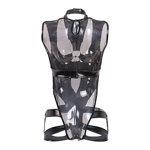 Lingerie en cuir effet confortable taille L pour sublimer les formes