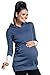 Produktbild Zeta Ville Damen Umstands Still Jersey Sweatshirt Hoodie 137 (Jeans, 40, L)
