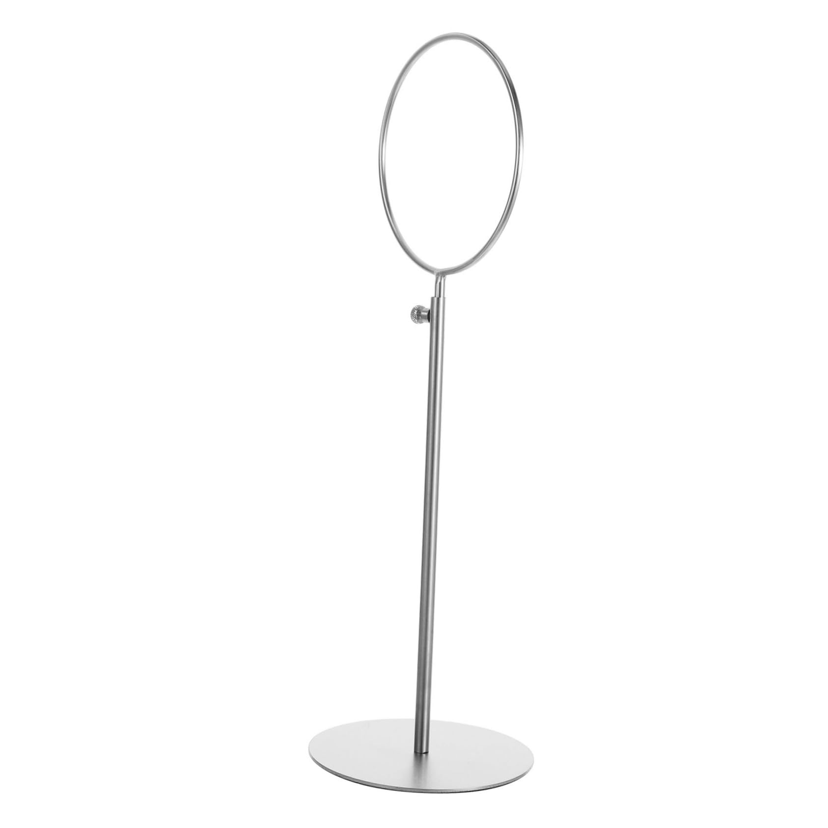 Soporte para Exhibición de Bufandas de Acero Inoxidable, Plata