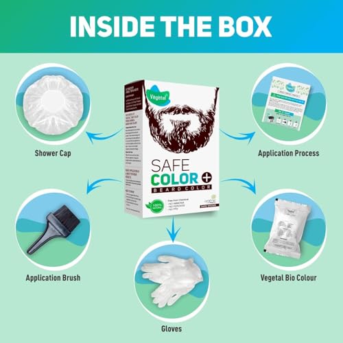 Safe Color Dark Brown Beard Color