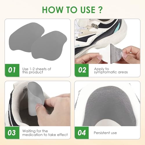 Image of Shoe Heel Repair Patches, Quick Self-Adhesive Inside Sneaker Hole Patches for Sport Work Walking Hiking Tennis Shoes Sneaker Mesh (12 Pcs 丨 Light Grey)