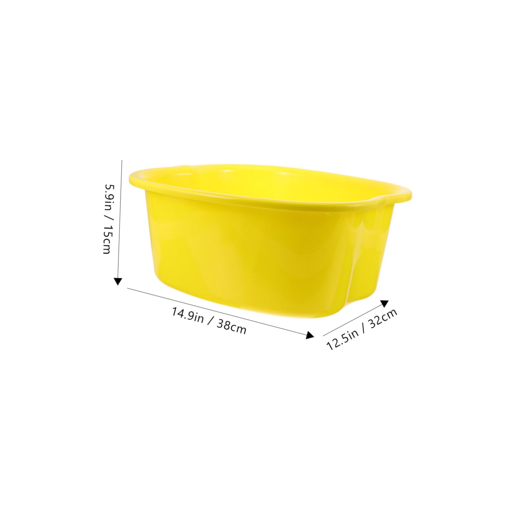 Ipetboom Footbath Basin Hanging Hole Foot Bath Soak Tub Large Foot Bath Bucket for Household Use Spa