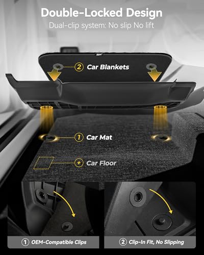 Image of 3W Floor Mats & Front Carpet for 2019-2026 Chevy Silverado /GMC Sierra 1500