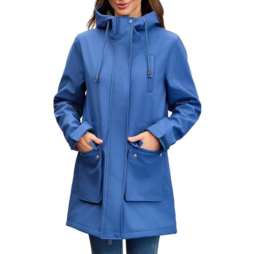 Chaqueta de entretiempo transpirable impermeable y funcional estilo gabardina 4