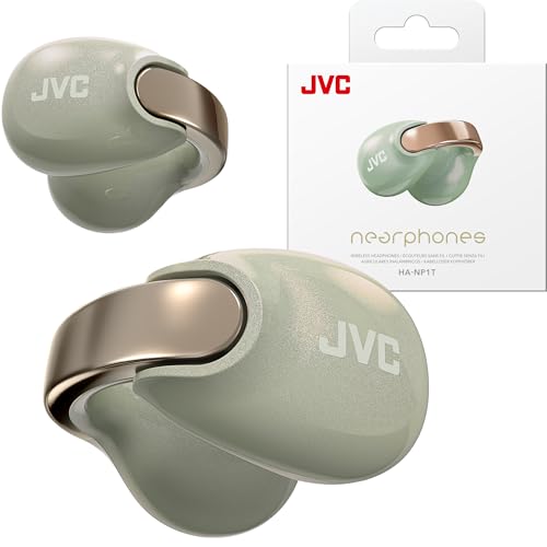 JVC Nearphones Pearl Edition - Earcuff True Wireless Earbuds...