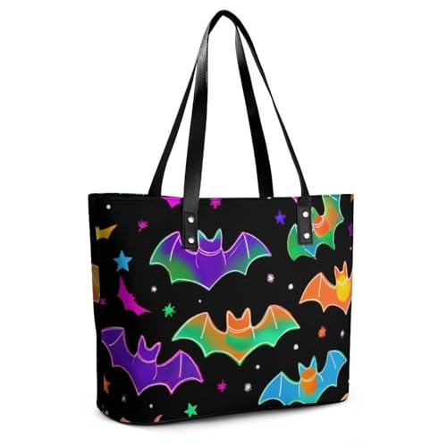 Large Leather Handbag Unisex Travel Lightweight Tote Bag For Daily Use4