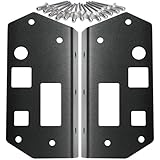 Drieaco Car Door Handle Reinforcement Plate Kit for OBS Ford F-Series & Bronco 1980-1997, Replacement for F006, F150 F250 F350 Bronco Door Handle Repair Bracket Kit Accessories, 1 Pair