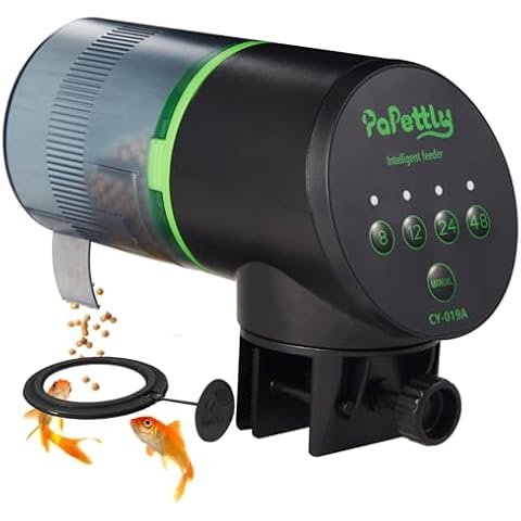 Papettly Automatic Fish Feeder with Timer Cover