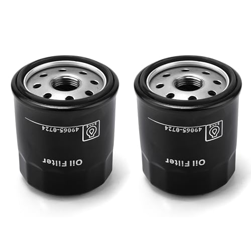 Image of 49065-0724 Oil Filter Replacement for Kawasaki 49065-7010,Compatible with Kawasaki FH381V, FH430V, FH480V, FH541V, FH580V, FH601D, FH601V, FH641V, FH680D, FH680V, FH721D, FH721V (2 pack)