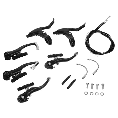 BESPORTBLE 1 Jeu V Kit De Frein Étriers De Frein De Vélo Frein VTT Accessoires VTT Étriers De Frein pour Vélo Étriers De Freins Vélo Frein Vélo VTT Freins VTT Black Alliage D'aluminium