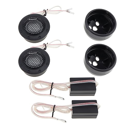 GOLOVENLD 1Pair High Efficiency Dome Tweeter Loudspeaker 150W Loud Super Power Sound for Car