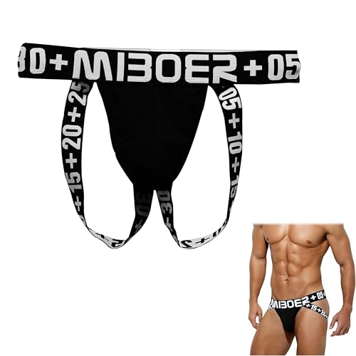 Jockstrap para Hombre Suspensorio Tanga Slips Deportivo Calzoncillos Transpirable