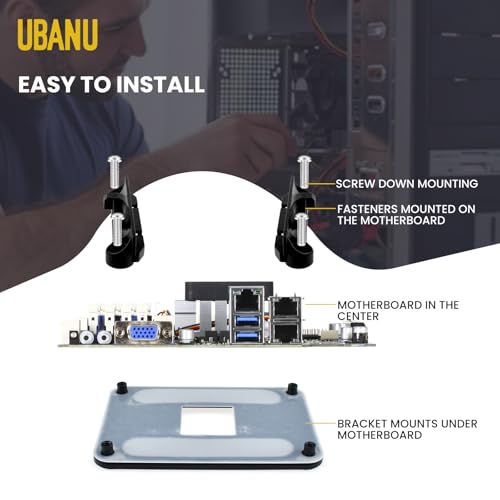 UBANU AM4 Backplate Motherboard CPU Fan Cooling Mounting Sheet Backplane Heatsink Bracket for AM4 AMD Socket AM4 ITX Motherboard - image 5