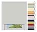 Produktbild EFIXS Thermorollo Medium - 25 mm Welle - Farbe: hellgrau (054) - Breiten: 40-240 cm - Hier: 130 x 240 cm (Stoffbreite x Höhe) - Hitzeschutzrollo - Verdunklungsrollo