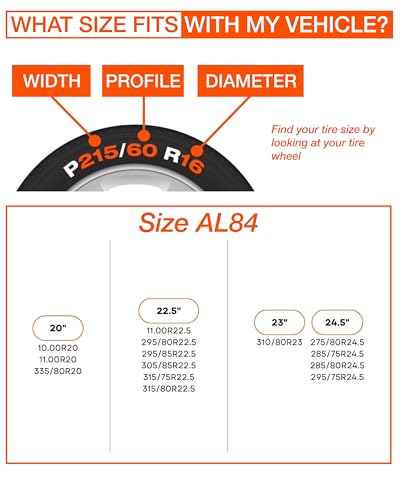 AutoSock AL84 Size-AL84 Tire Chain Alternative