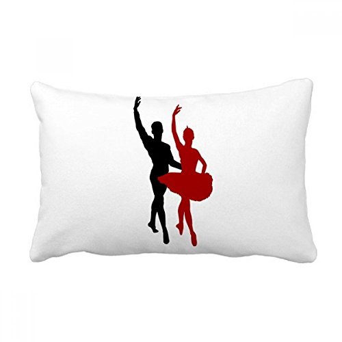 Oreiller insert cover multicolore au design de danse de salon moderne