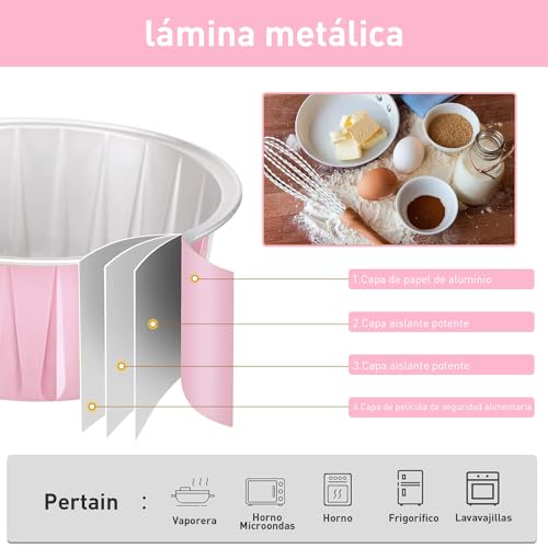 Reviews de Moldes desechables Top 10. 9 Moldes desechables marca Hisemy (3)