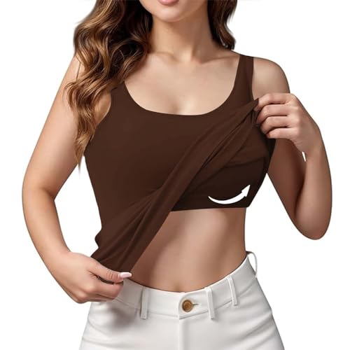 Nantdog Tank Tops with Built in Bras for Women Sports Cute Cami Workout Plus Size Camisoles Spaghetti Strap Under Clothes,amazon beta haul,sales today clearance,log into my amazon account,12 deals of