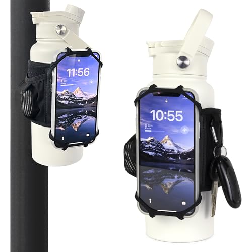 Magnetic Gym Water Bottle Bag & Holder – Magnetic Water Bottle Sleeve & Sling Pouch with Detachable Phone Holder | FitWallet