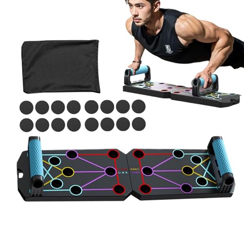 Push-Up Liegestütz Brett,Faltbares Multifunktions Elite Rack Fitness-Board...
