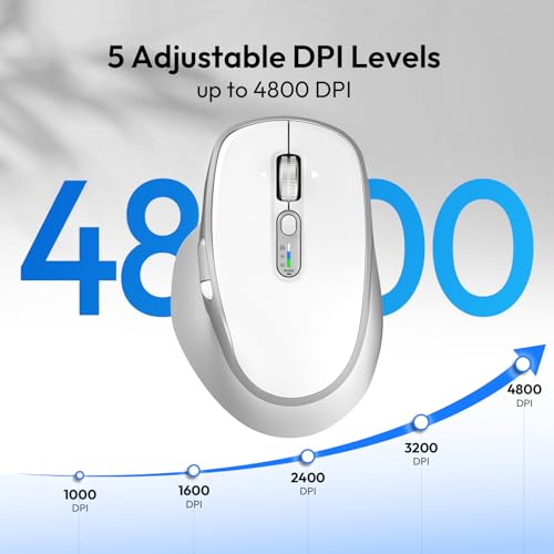 Mouse programable multidispositivo ideal para trabajar en tu computadora portátil o tableta 5