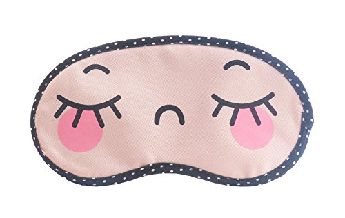 Image of Jenna Close Eye Cartoon Face Sleeping Eye Mask