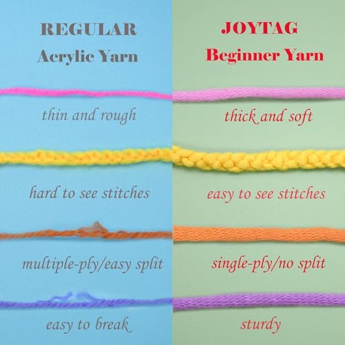 Image of 50g Rainbow Beginner Crochet Yarn for Crocheting and Knitting Multicolor Cotton Crochet Yarn for Beginners(Pink Variegated)