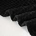 Puncuntex Flannel Fleece Throw Blanket Black 50