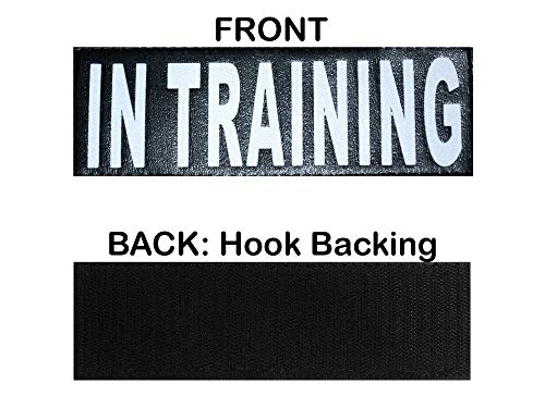 Service Dog in Training Vest - Adjustable No Pull Dog Harness with Patches. in Training Dog Vest for Service Dogs Small, Medium and Large Easy On/Off Dog in Training Harness for Service Dog Training