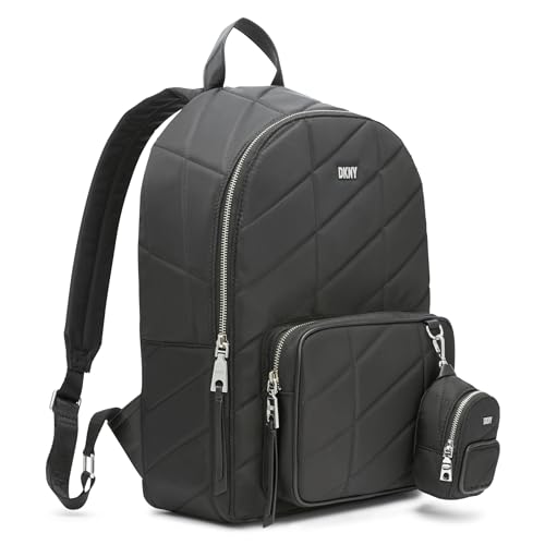 Image of DKNY Women's Bodhi Backpack,BLACK /SILVER,1SZ