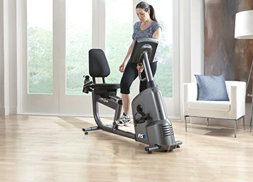 Life Fitness Rs1 Recumbent Indoor Cycling Exercise Bike With Track Connect Console #TOP3