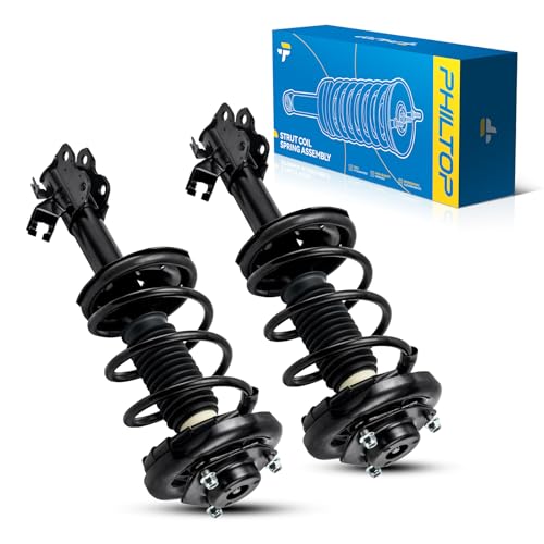 Image of PHILTOP Front Complete Struts Assembly with Coil Spring For 2000-2001 Nissan Maxima 2000 INFINITI I30 171418 /171419-Quick Loaded Suspension