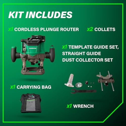 Metabo HPT 36V Cordless Plunge Router