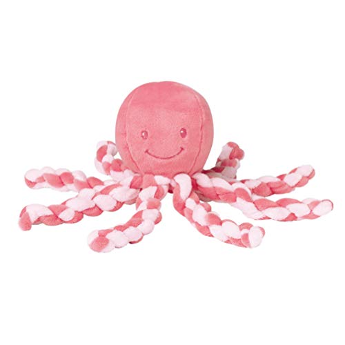 Image of Nattou Octopus Soft Toy, for Newborns and Premature Babies, 23 cm, Pink, 878715