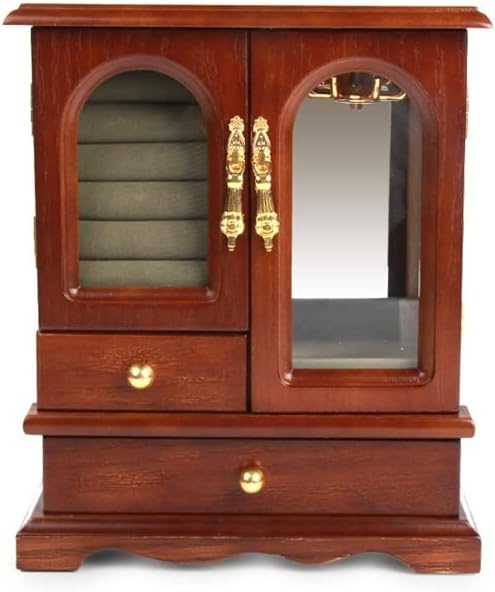 Jewelry Display Storage Foldable Case For Wedding Bracelet Earrings Necklace Jewellery Gift Organizer Box(D)