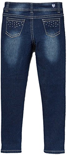 Image of ToBeInStyle Girl's Denim Easy Styling Classic Timeless Everyday Jeans Zip-Up Closure