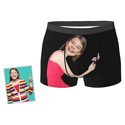 Jinlinjew Calzoncillos bóxer Divertidos para Hombre Cover