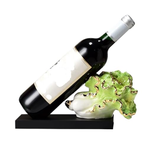 FENGJISUN Botellero De Cerámica con Forma De Repollo, Moderno Soporte For Botellas For Decoración del Hogar