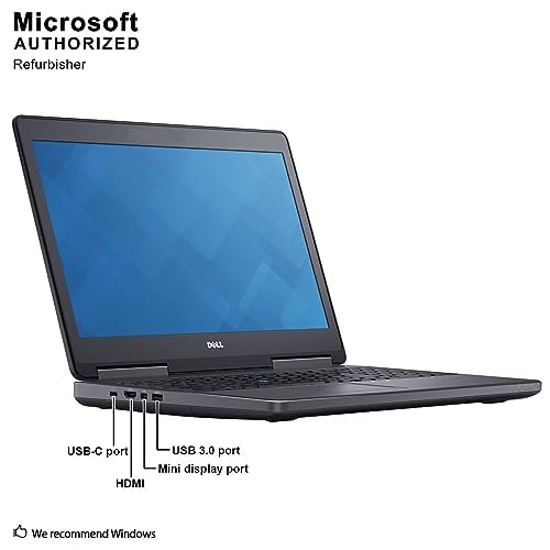 Dell Precision 7510 15.6in Laptop, Core i7-6820HQ 2.7GHz