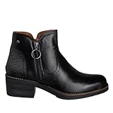GIORDA 42303 Botin DE Piel con Tacon BAJO Mujer Negro 39