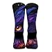 VAFZASC Women's Socks Non Slip Fashion Mid Calf Dress Socks Compatible with Colorful Space Eagle Art, Outdoor Cycling Decor for All Seasons